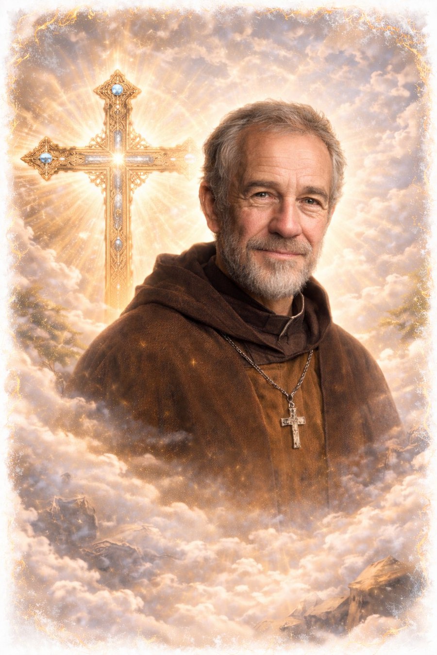 Padre Gabriel — Messager du Divin avec la Croix Céleste